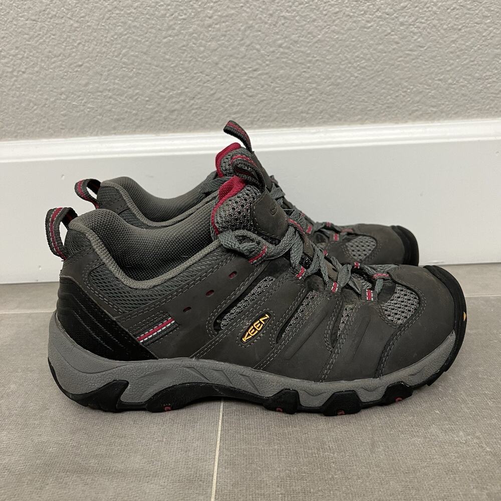 Keen Koven Women’s Size 8 Gray Hiking Trail Outdoors Hiking Walking Shoes